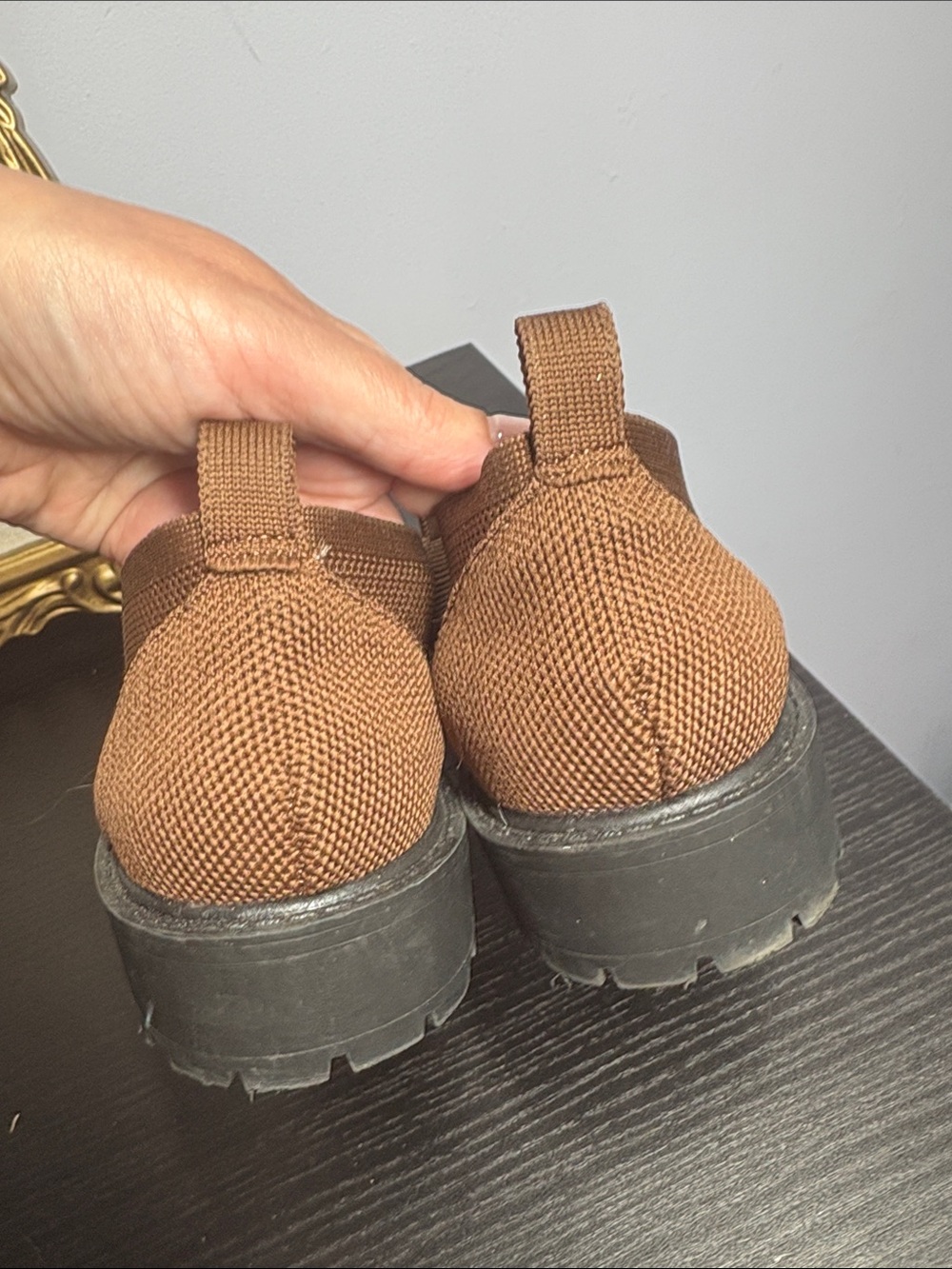 Tahari ladies brown Slip-On Woven Loafers - Picture 4 of 7